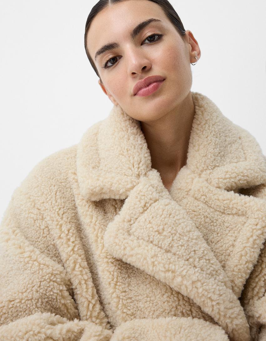 Rebecca – Luxuriöser, kuscheliger Oversize-Mantel