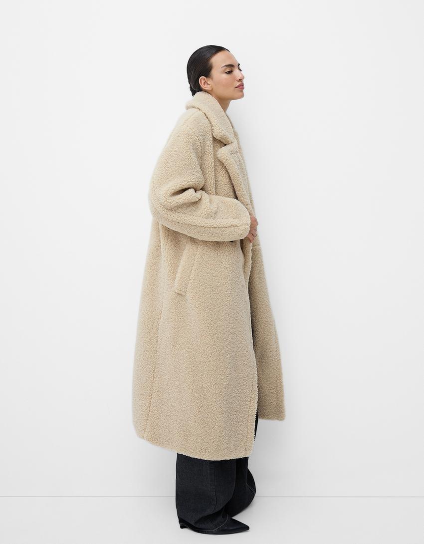 Rebecca – Luxuriöser, kuscheliger Oversize-Mantel