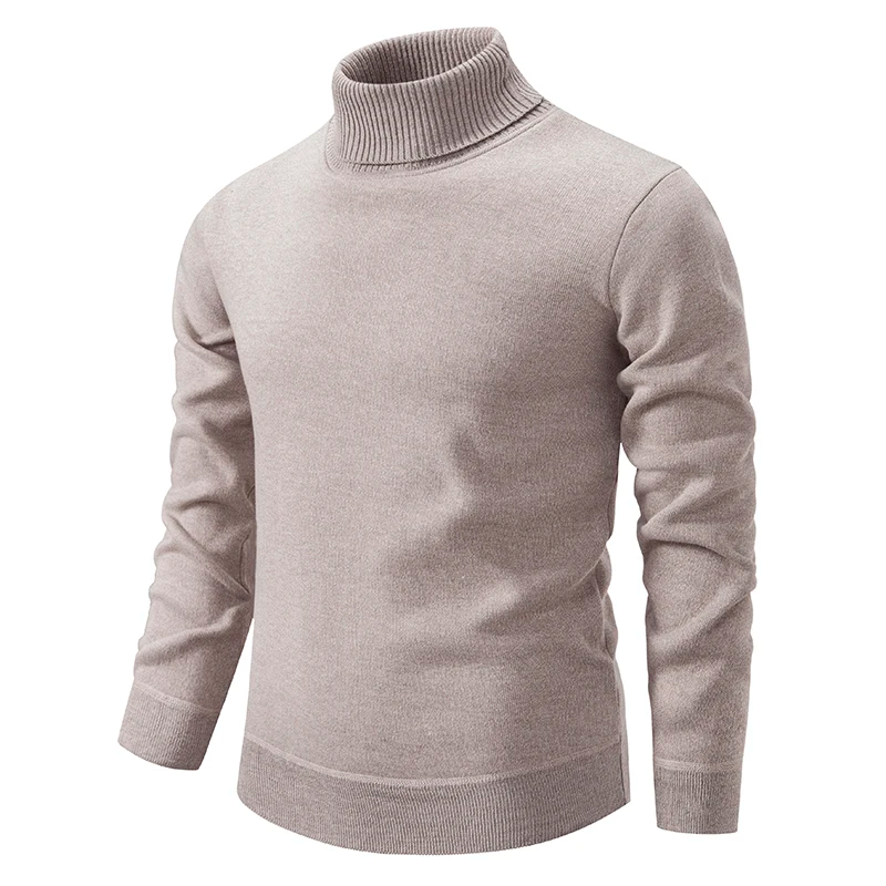 Lorian – Herren-Rollkragenpullover aus Baumwolle Beige