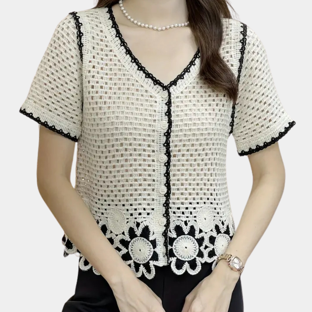 Lucina- Offene Bluse für Damen