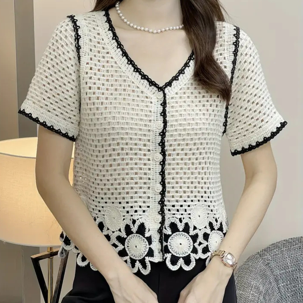 Lucina- Offene Bluse für Damen 5
