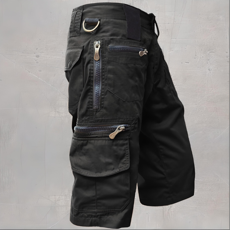 Ludwig - Herren Taktische Shorts Schwarz