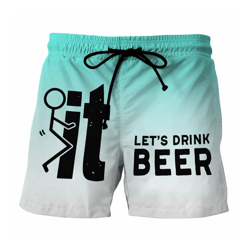 Luis- Hawaii Herren Badeshorts mit elastischem Bund Grün 5-520d-4c3e-bba8-4af2bb5ec86b