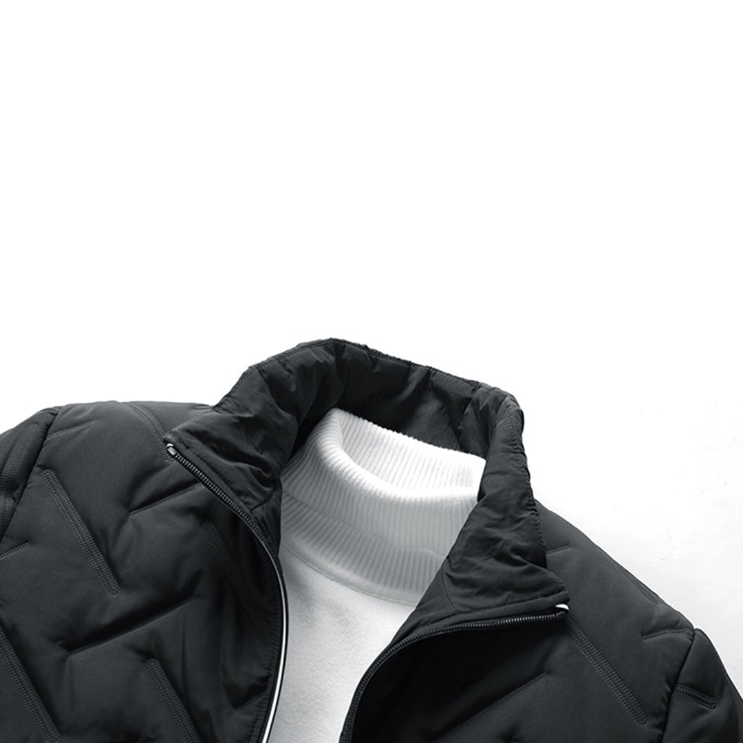 Boris – Herren-Steppjacke mit hohem Kragen
