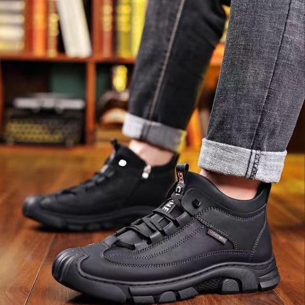 Donald - Warme Herren Winterschuhe aus Baumwolle