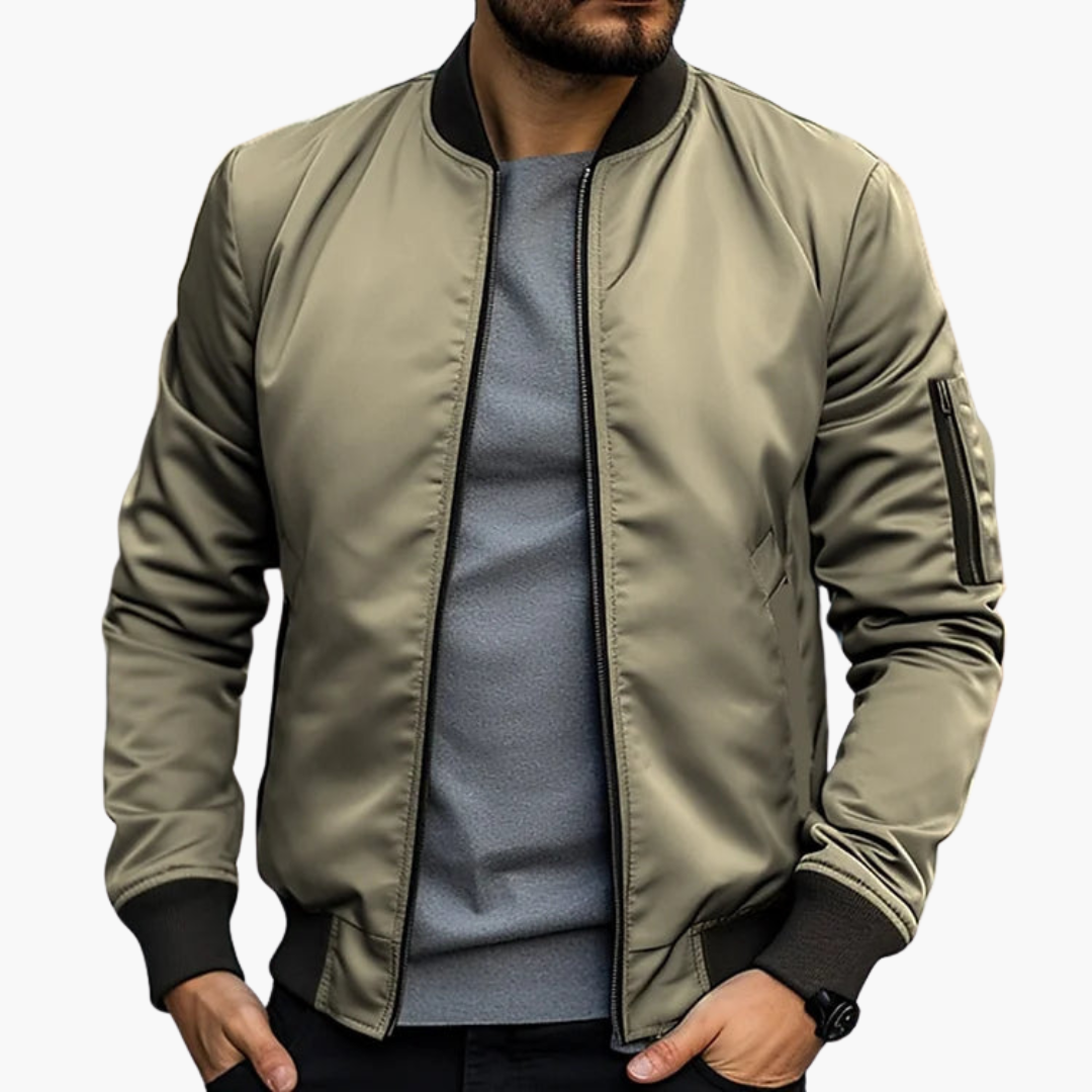 Mailo – Bomberjacke für Herren Olivgrün
