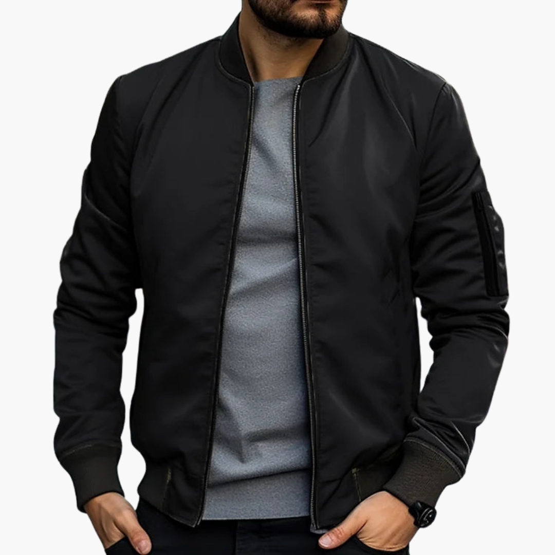 Mailo – Bomberjacke für Herren Schwarz