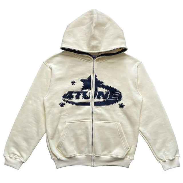 Alfonxo - Klassischer Zip-Up Hoodie mit Komfort