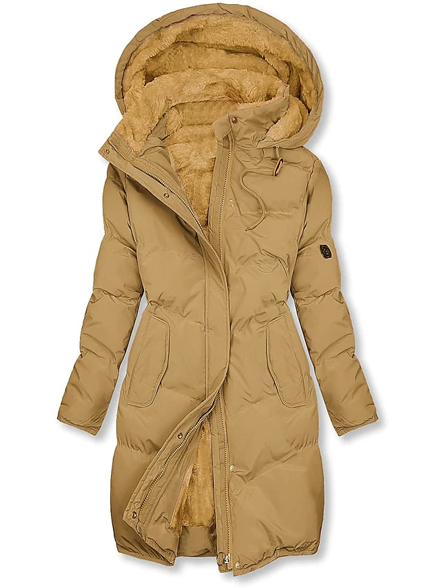 Marita - Luxuriöse und isolierte Jacke Gelb