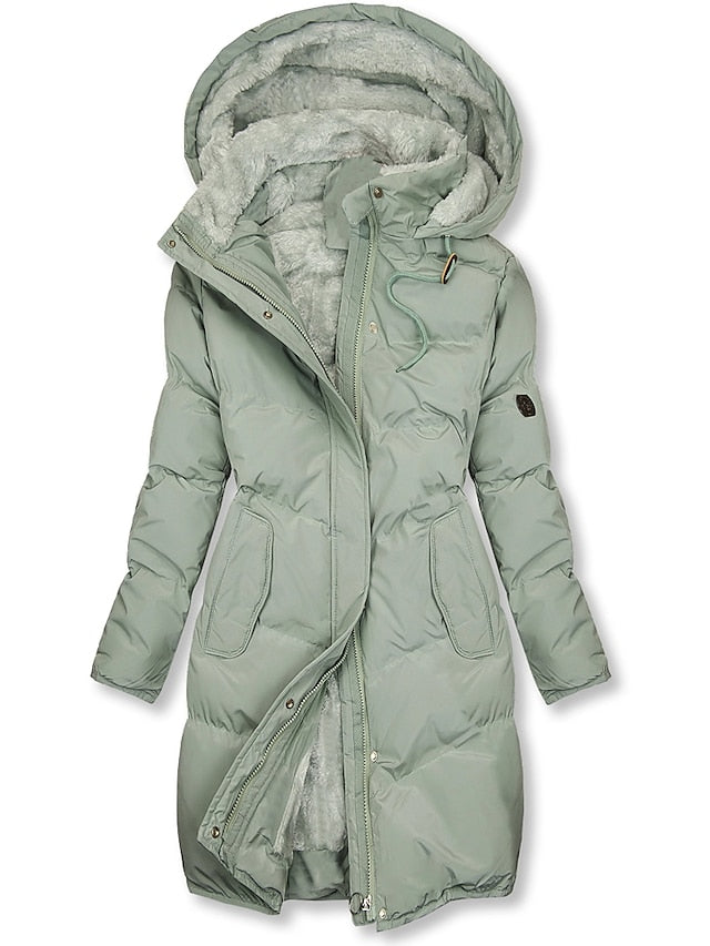 Marita - Luxuriöse und isolierte Jacke Grün
