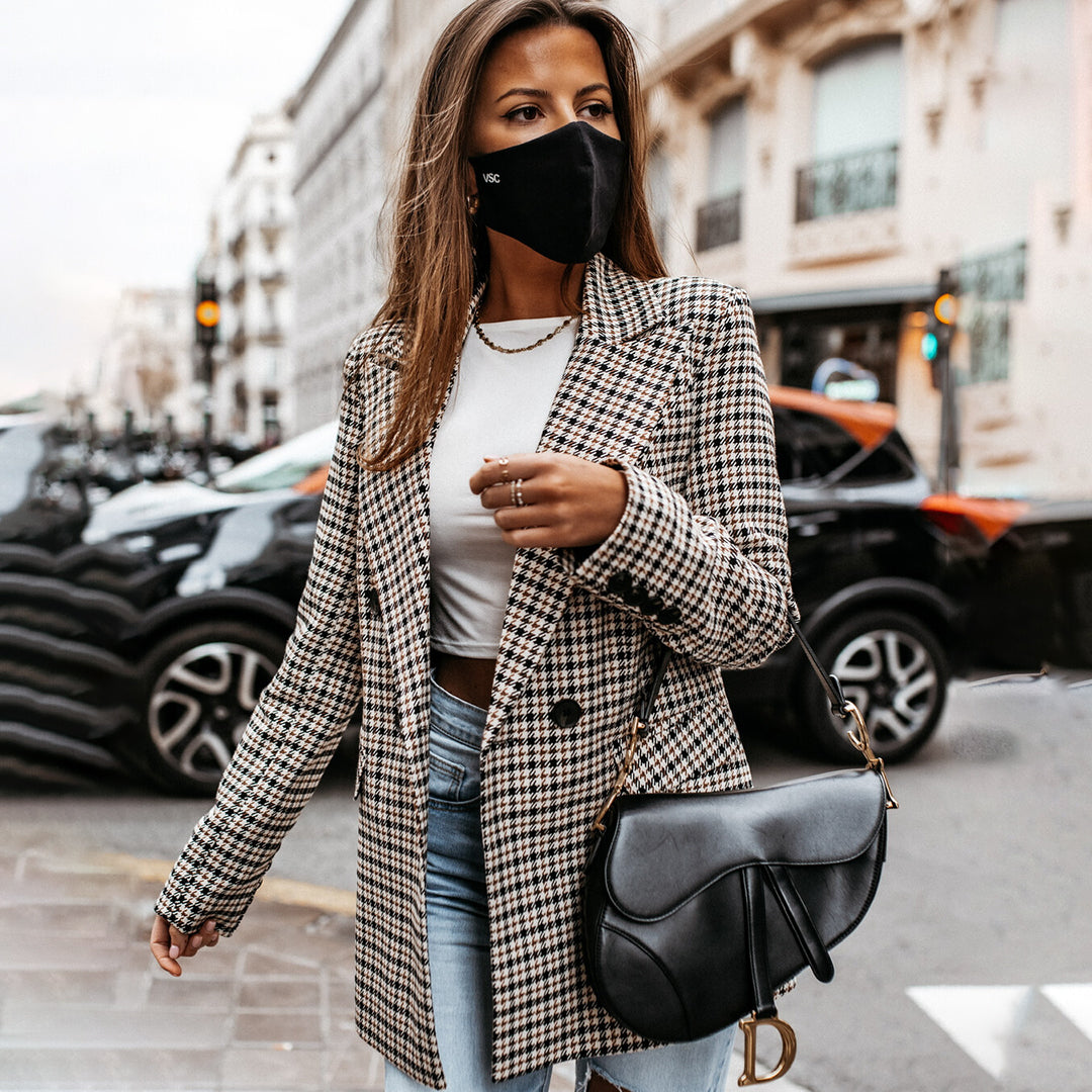 Klara - Lässiger Damenblazer im karierten Design