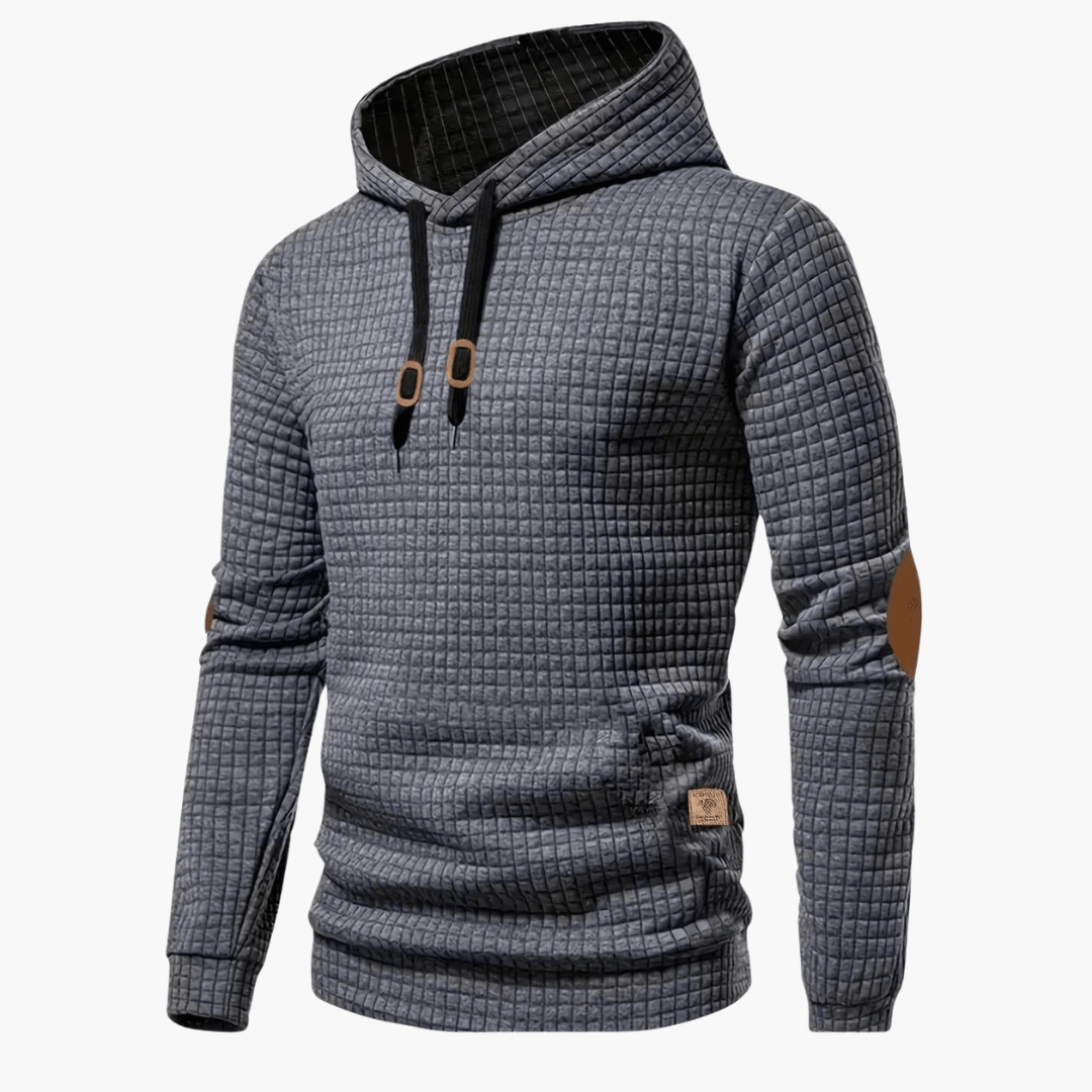 Matthias - Herren Kapuzenpullover – Modisch, Bequem & Vielseitig Tragbar Grau
