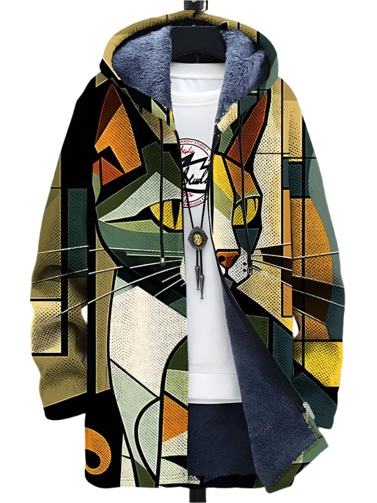 Ariane - Trendy Jacke mit Kunst-Print