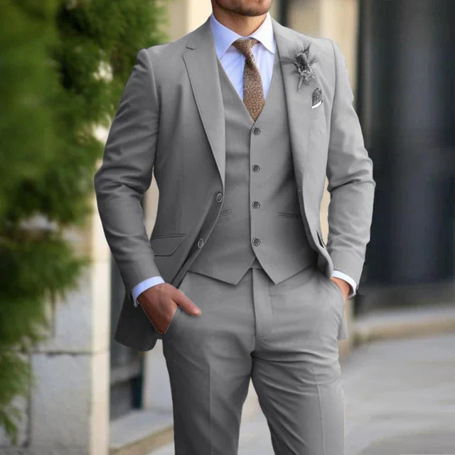 Stefan – Business Set Herren 3-teilig Elegant Modern