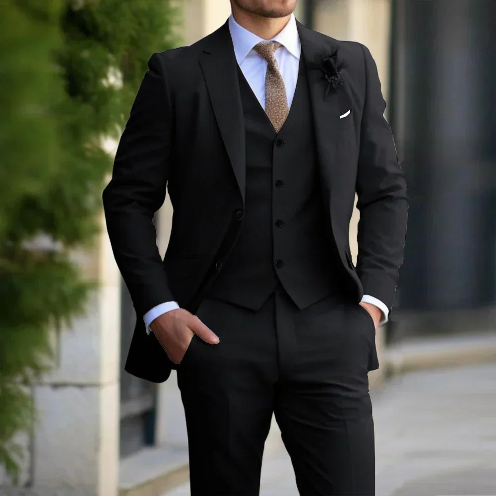 Stefan – Business Set Herren 3-teilig Elegant Modern