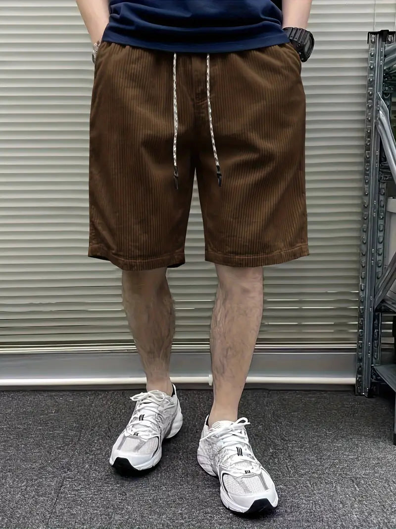 Michel - Cargoshorts aus Cord für Herren kaffee