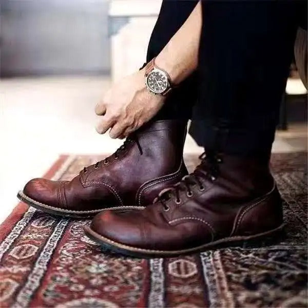 Mike - Klassische Vintage Herren Schuhe