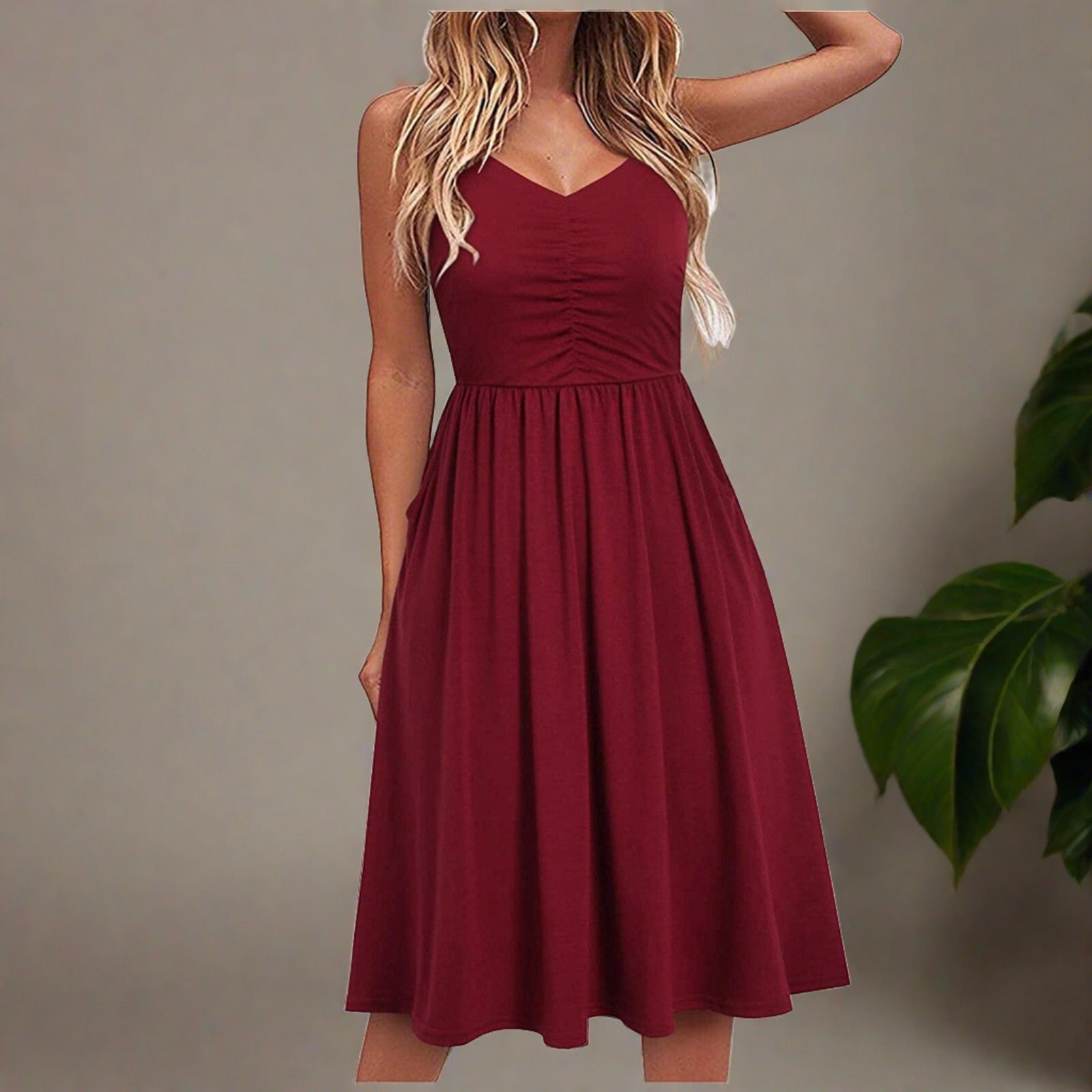 Mila – Stylisches Midikleid für den Sommer