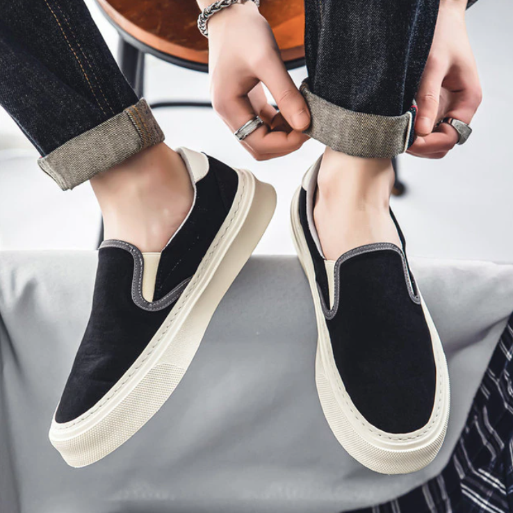 Moritz – Slipper Herren Grau Bequem Elegant Alltag 2