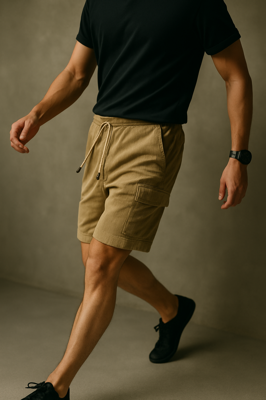 Michel - Cargoshorts aus Cord für Herren