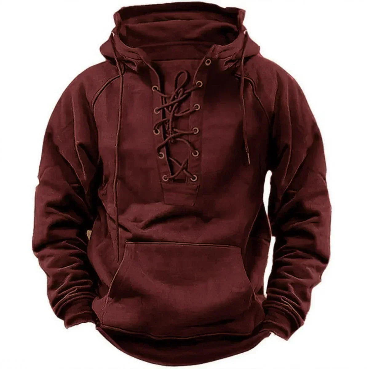 Neville – Widerstandsfähiger Kapuzenpullover Rot