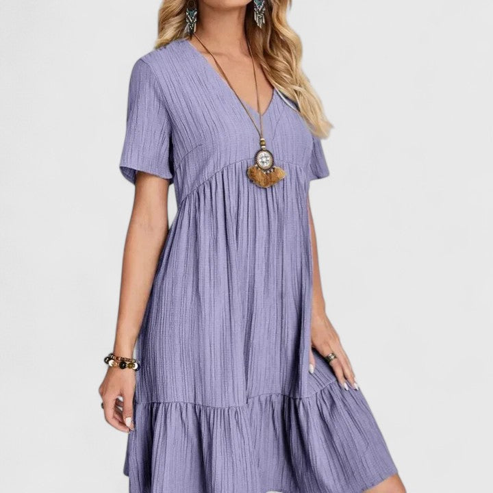 Nicoletta- Elegantes Kleid Lila