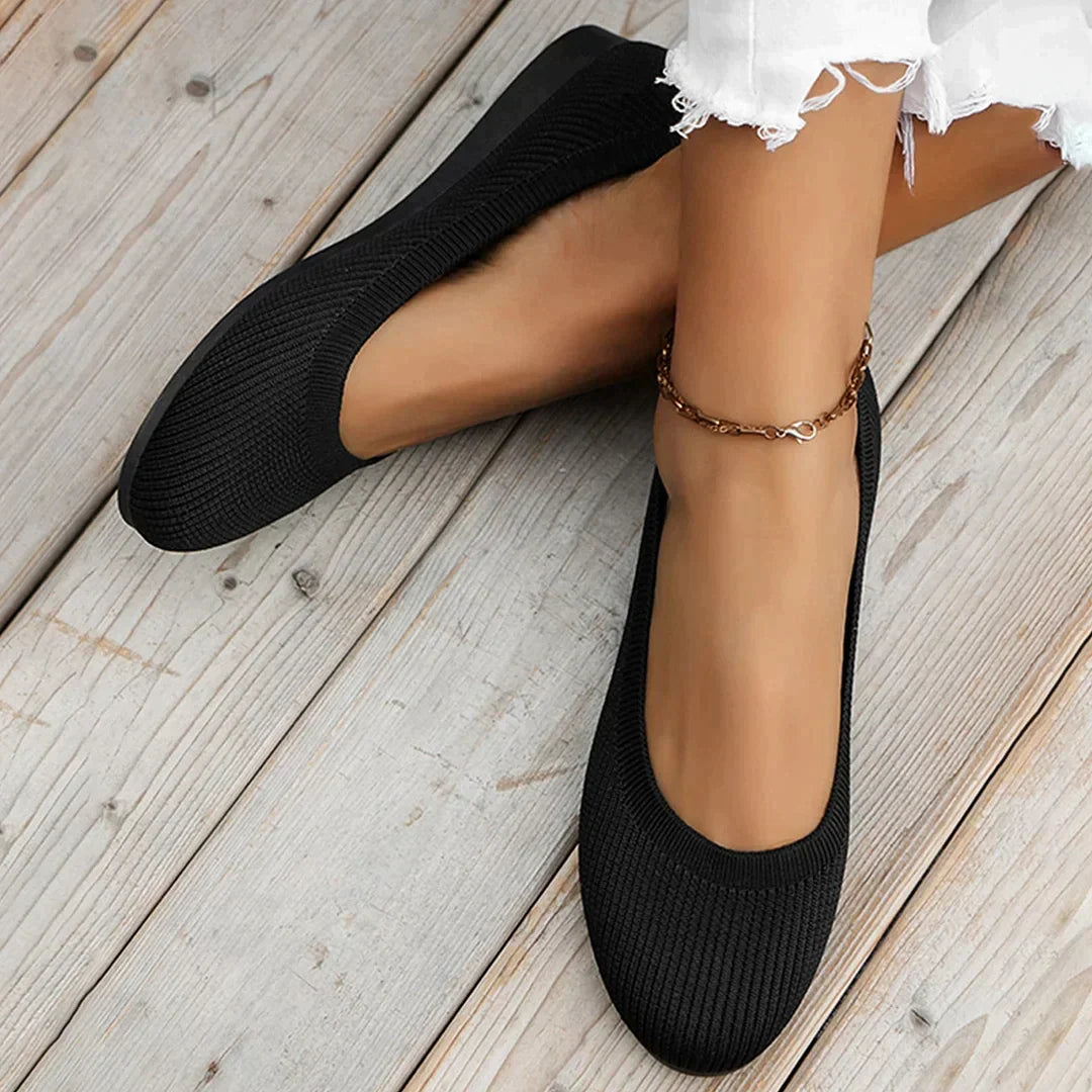 Nina – rutschfeste, atmungsaktive schuhe Schwarz