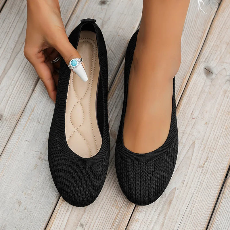 Nina – rutschfeste, atmungsaktive schuhe Schwarz 1