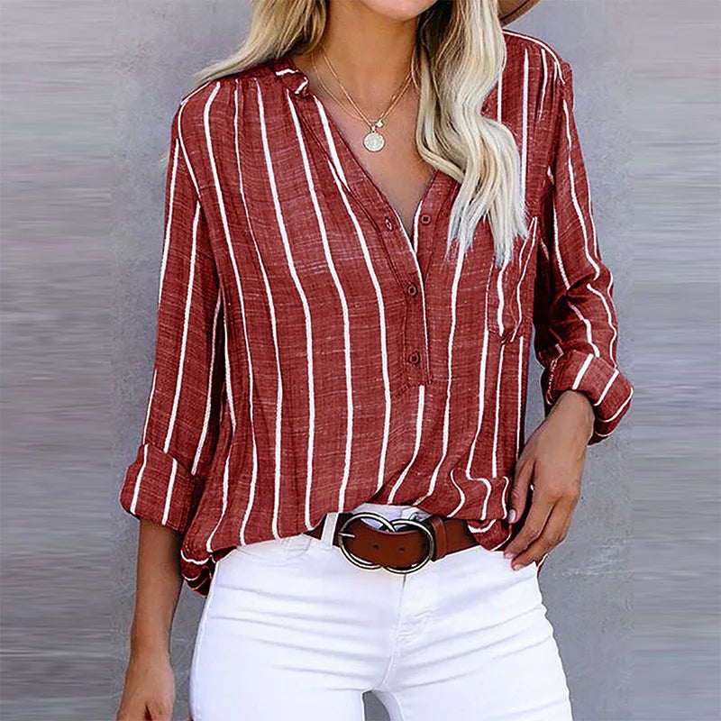 Norah - Modische Bluse für Damen Rot