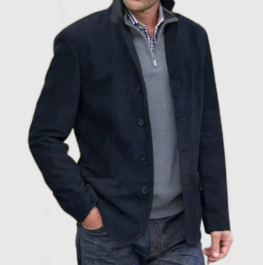 Norbert – Klassische Wildlederjacke für Herren 2