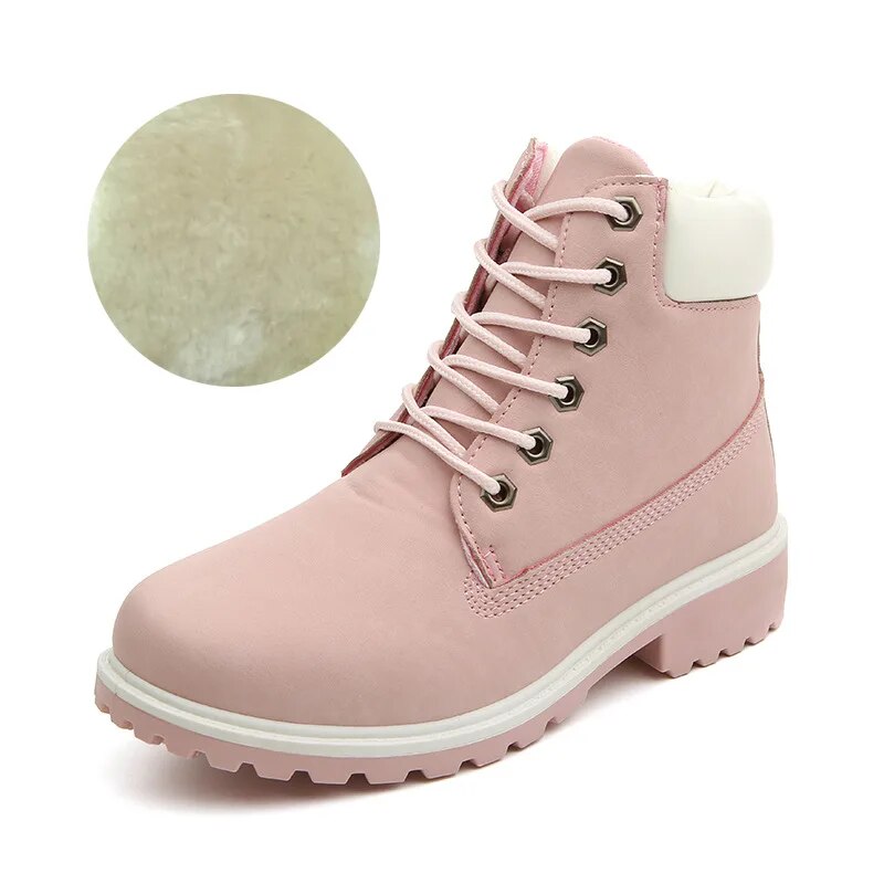 Nyla - Ava Klassische Damen Stiefel Rose