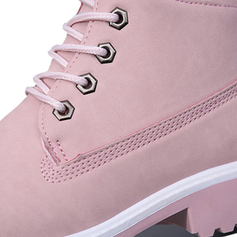 Nyla - Ava Klassische Damen Stiefel Rose