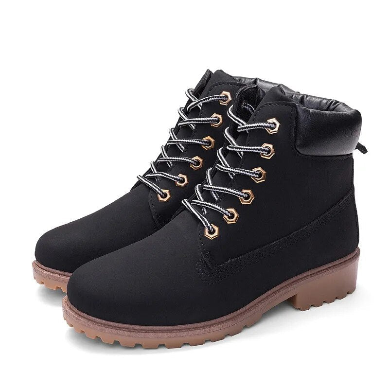 Nyla - Ava Klassische Damen Stiefel Schwarz