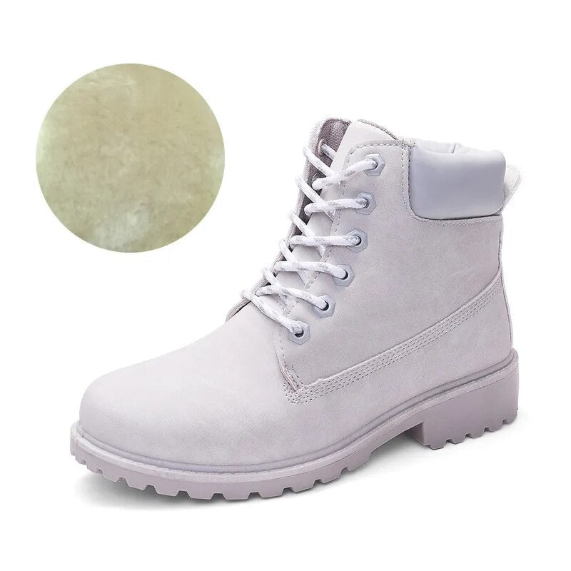 Nyla - Ava Klassische Damen Stiefel grau