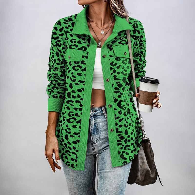 Maya - Stilvolle Leopardenjacke