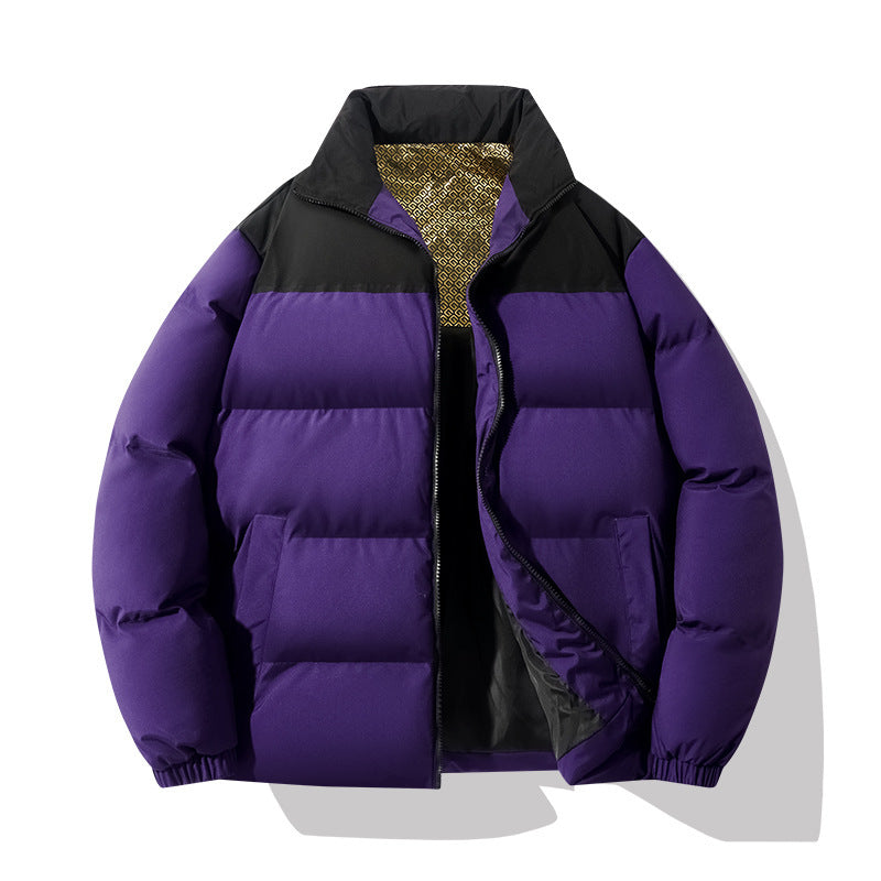 Bernfried - Gefütterte Herren Steppjacke mit Kragen