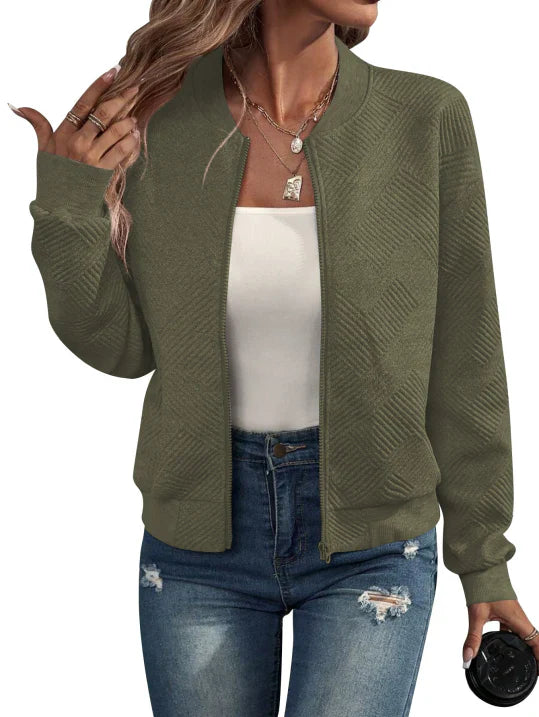Margarete - Minimalistische Damen Bomberjacke Übergangsjacke