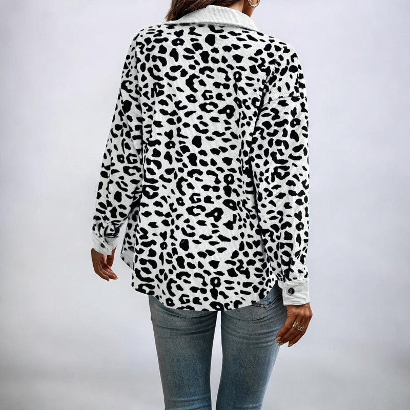 Maya - Stilvolle Leopardenjacke