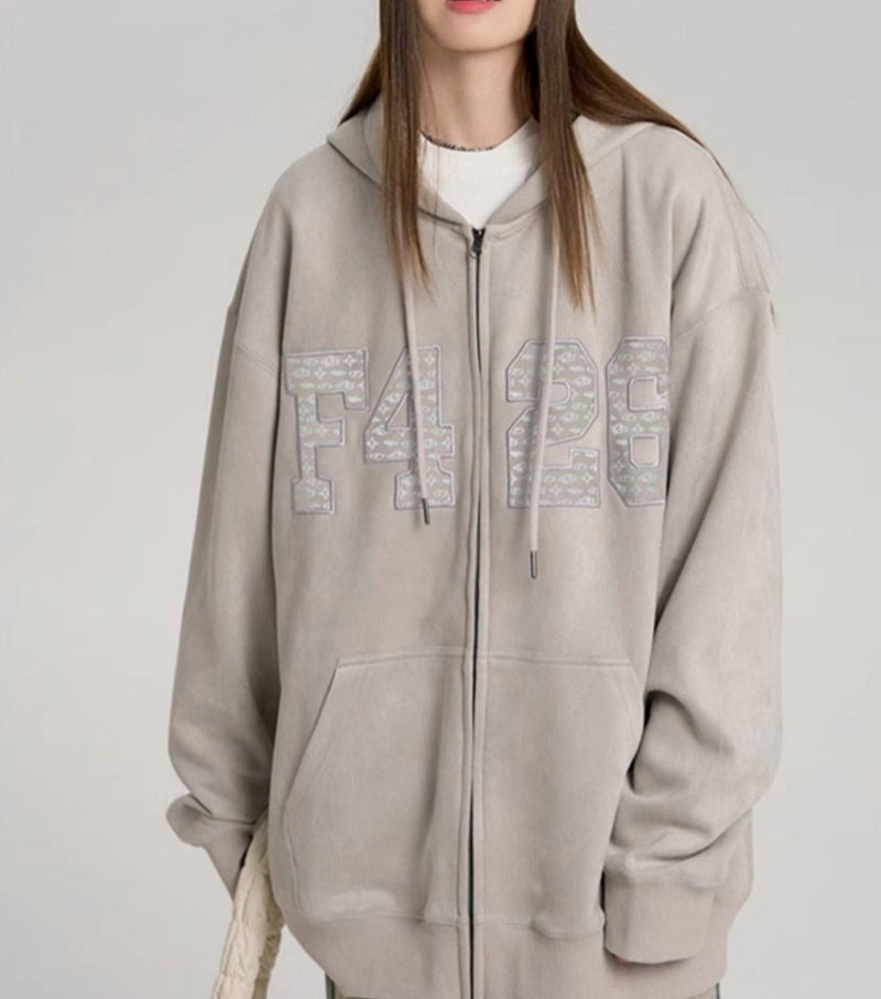 Reden - Klassischer Full Zip Hoodie