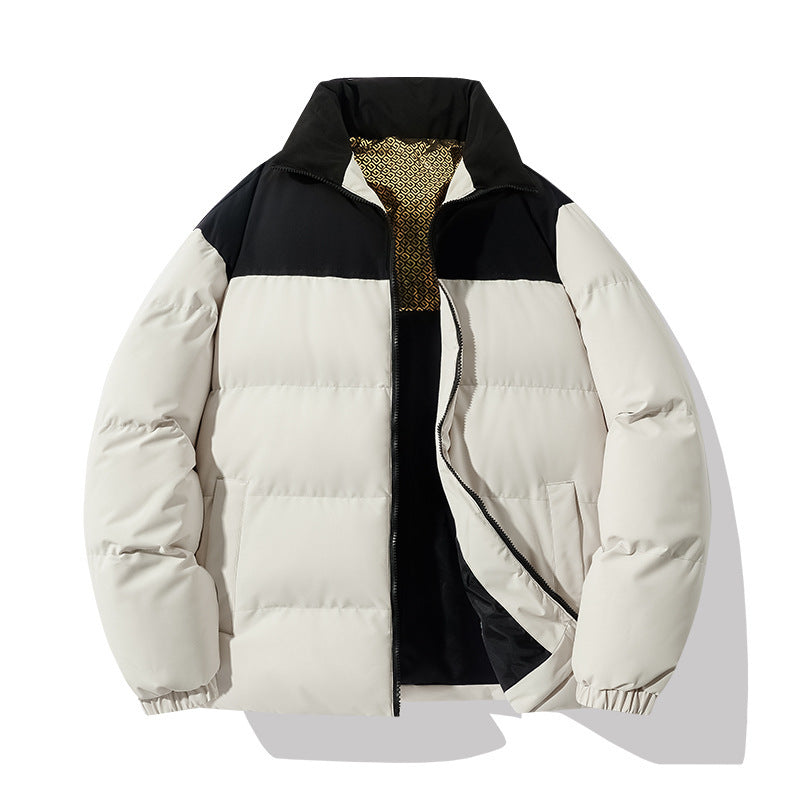 Bernfried - Gefütterte Herren Steppjacke mit Kragen