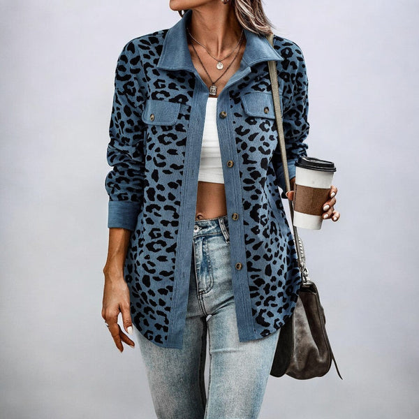 Maya - Stilvolle Leopardenjacke