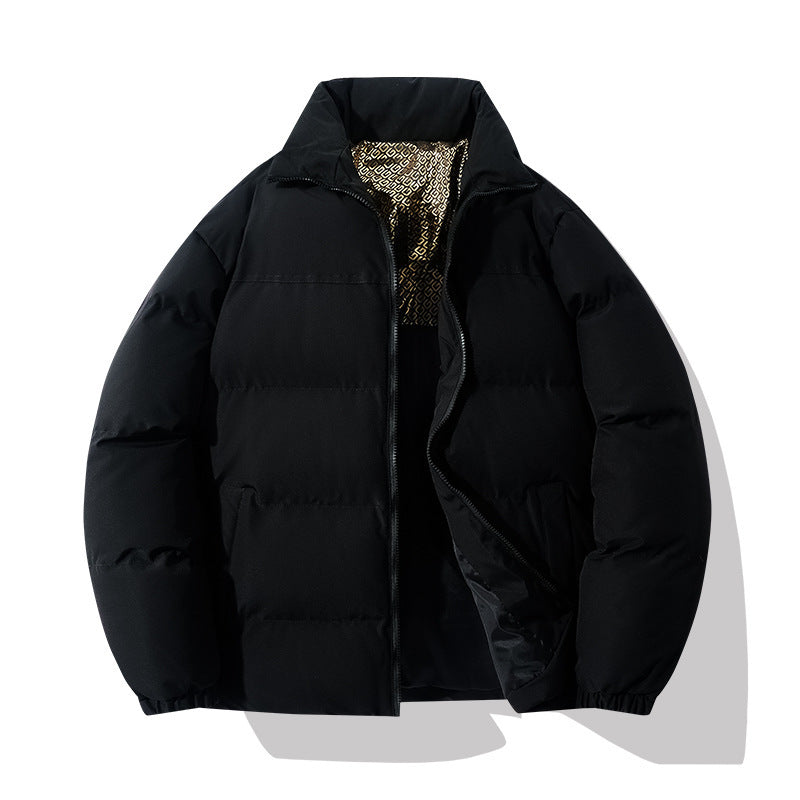 Bernfried - Gefütterte Herren Steppjacke mit Kragen