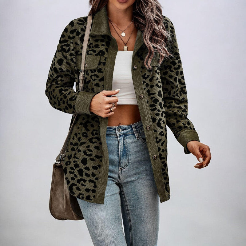 Maya - Stilvolle Leopardenjacke