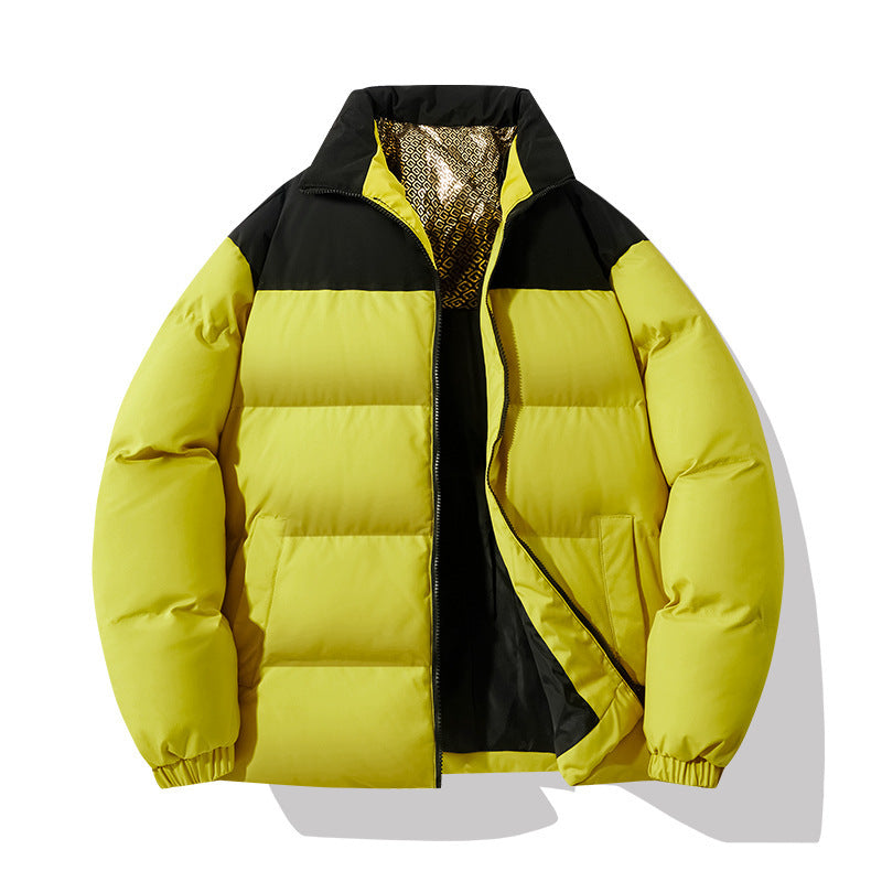 Bernfried - Gefütterte Herren Steppjacke mit Kragen