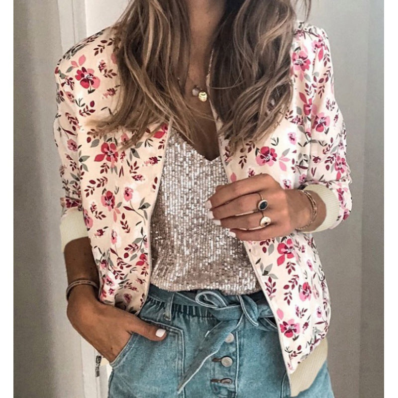 Josephine - Elegante florale Übergangsjacke für Damen