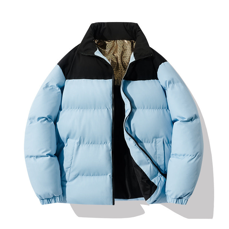 Bernfried - Gefütterte Herren Steppjacke mit Kragen