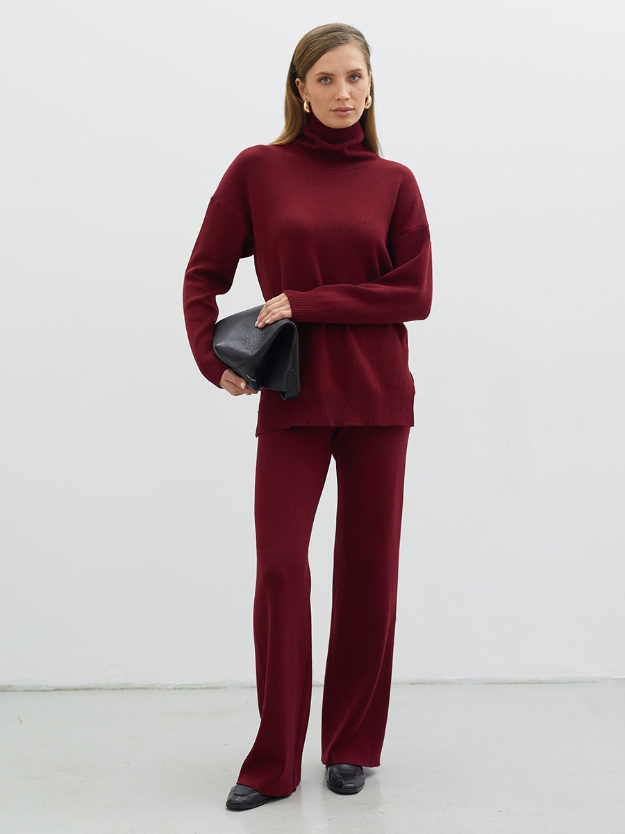 Sonja – Modisches Ensemble Mit Hohem Kragen