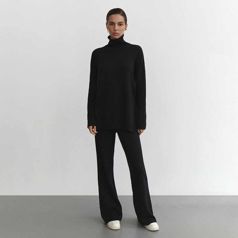 Sonja – Modisches Ensemble Mit Hohem Kragen