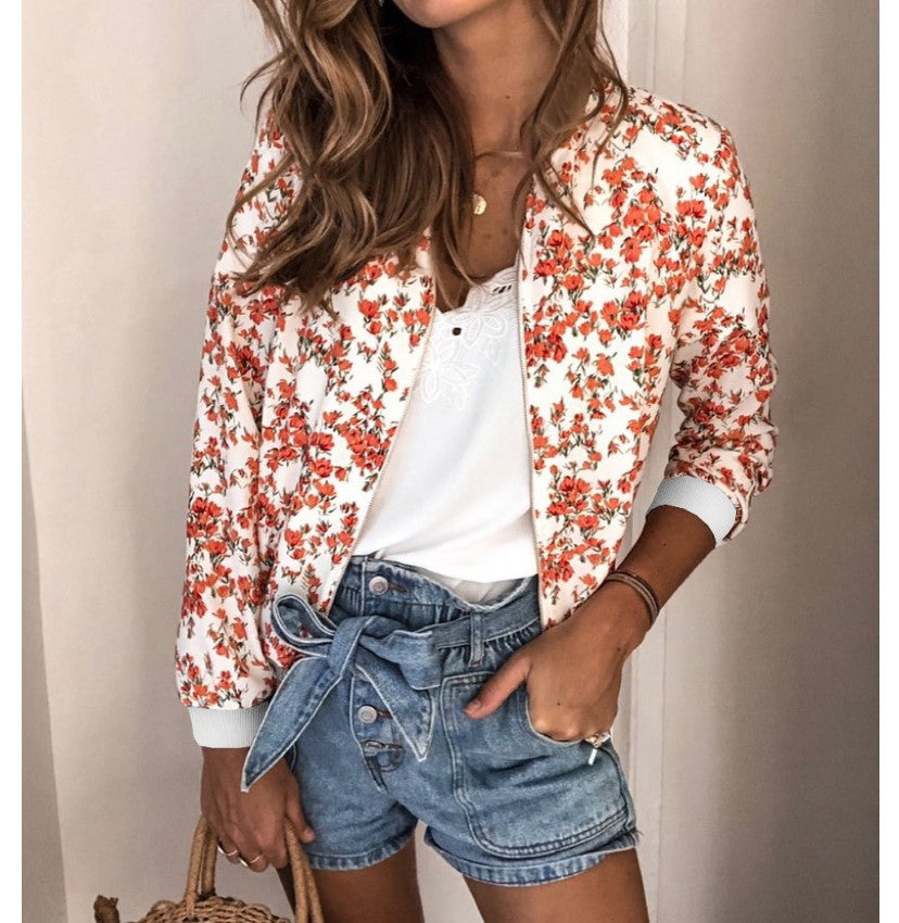 Josephine - Elegante florale Übergangsjacke für Damen