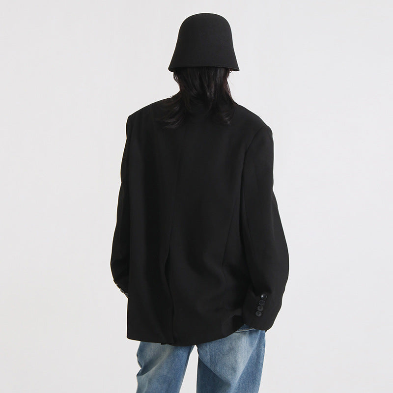 Gabriele – Oversize Blazerjacke Mit Goldenen Knöpfen